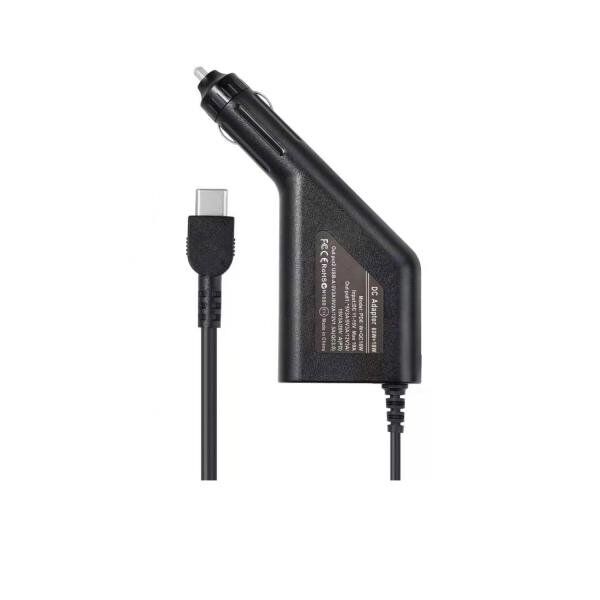 65w Usb-c Universal Laptop Dc Car Charger With Usb Port