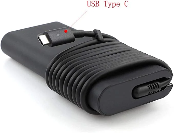 Dell 130W USB Type C AC Adapter for Dell XPS 15 2-in-1 9575, Compatible with P/N: 0K00F5, K00F5 DA130PM170 HA130PM170 0M0H25 M0H25 - Image 2