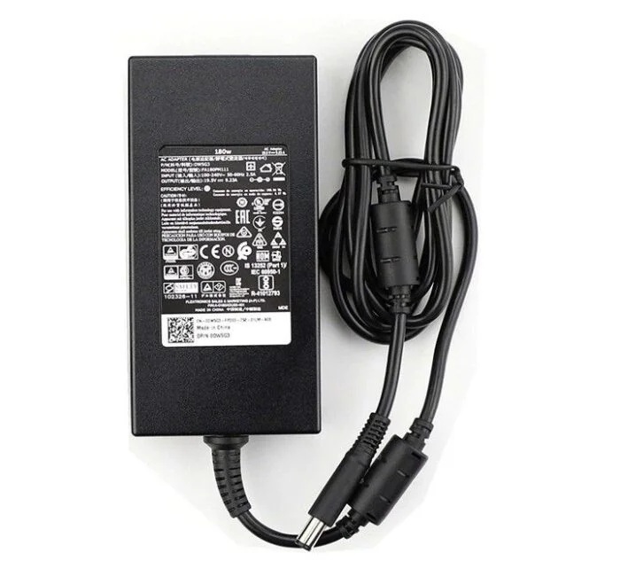 Dell 180w 19.5V 9.23a AC adapter for Dell Notebook Model: Dell Alienware M14x, Dell Alienware M15x, Dell Alienware M17x, Dell Alienware M17x R3, Dell Precision M4600, Dell Precision M6300, Dell Precision M6400, Dell XPS 17